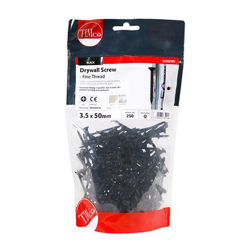 TIMCO Drywall Fine Thread Bugle Head Black Screws