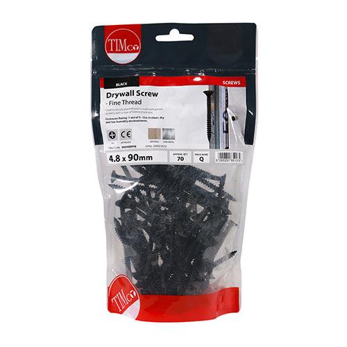 TIMCO Drywall Fine Thread Bugle Head Black Screws