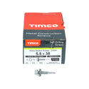 TIMCO Self-Drilling Heavy Section Screws Exterior Silver with EPDM Washer