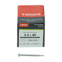 TIMCO Self-Drilling Heavy Section Screws Exterior Silver with EPDM Washer