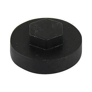 TIMCO Hex Head Cover Caps Black