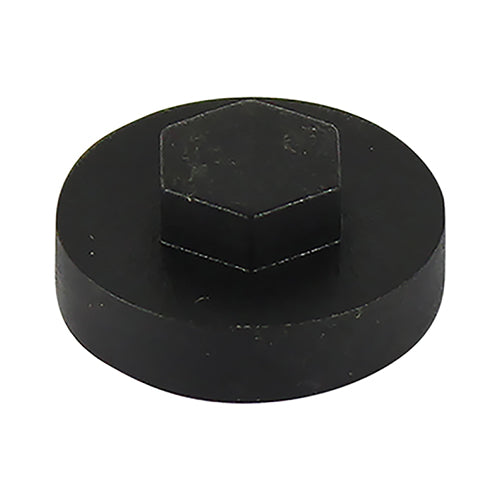 TIMCO Hex Head Cover Caps Black