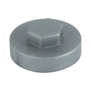 TIMCO Hex Head Cover Caps Dark Silver