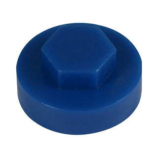 TIMCO Hex Head Cover Caps Gentian Blue