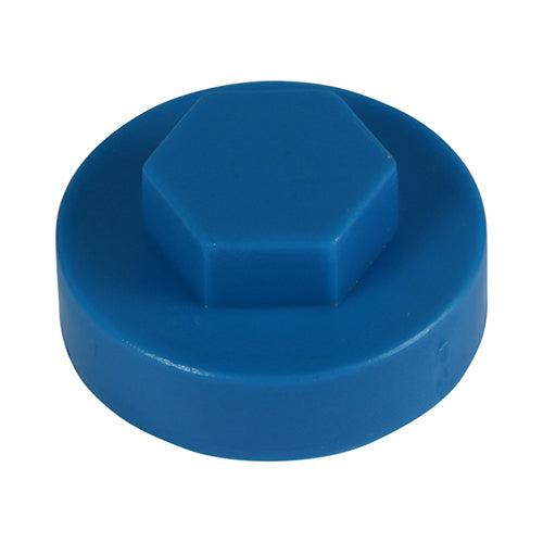 TIMCO Hex Head Cover Caps Solent Blue