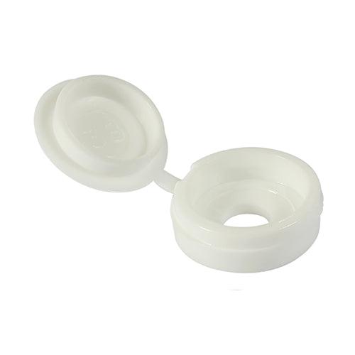 TIMCO Hinged Screw Caps Large White - 0