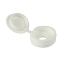 TIMCO Hinged Screw Caps Large White