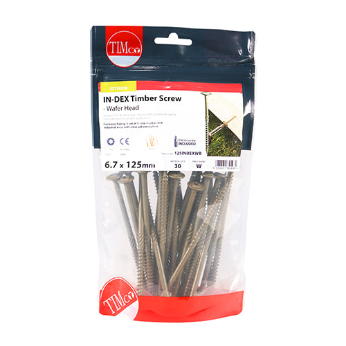 TIMCO Wafer Head Exterior Green Timber Screws