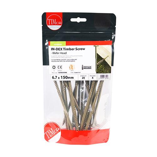 TIMCO Wafer Head Exterior Green Timber Screws