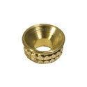 TIMCO Knurled Brass Inset Screw Cup