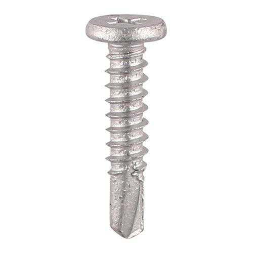 TIMCO Self-Drilling Metal Framing Low Profile Pancake Head Exterior Silver Screws