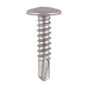 TIMCO Self-Drilling Metal Framing Low Profile Wafer Head Exterior Silver Screws