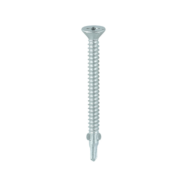 TIMCO Self-Drilling Wing-Tip Steel to Timber Light Section Exterior Silver Screws