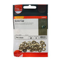 TIMCO Screw Cups Electro Brass