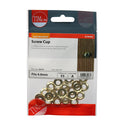 TIMCO Screw Cups Electro Brass