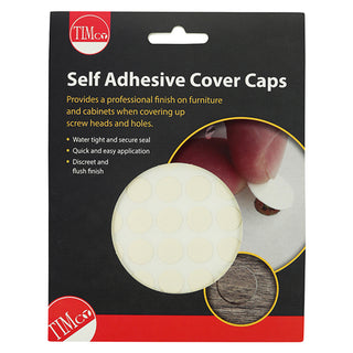 TIMCO Self-Adhesive Screw Cover Caps Ivory