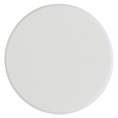 TIMCO Self-Adhesive Screw Cover Caps White Matt