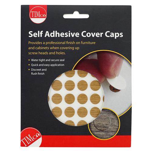 TIMCO Self-Adhesive Screw Cover Caps Winchester Oak