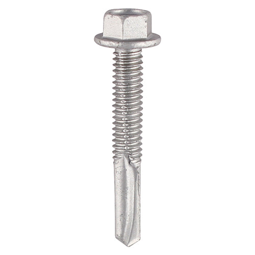 TIMCO Self-Drilling Heavy Section Screws Exterior Silver with EPDM Washer