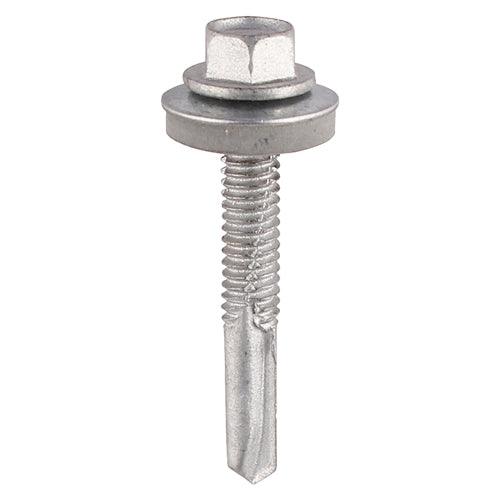 TIMCO Self-Drilling Heavy Section Screws Exterior Silver with EPDM Washer