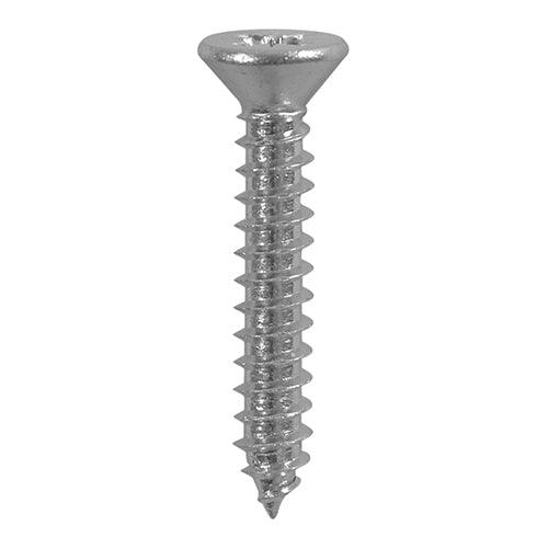 TIMCO Self-Tapping Countersunk A2 Stainless Steel Screws - 0