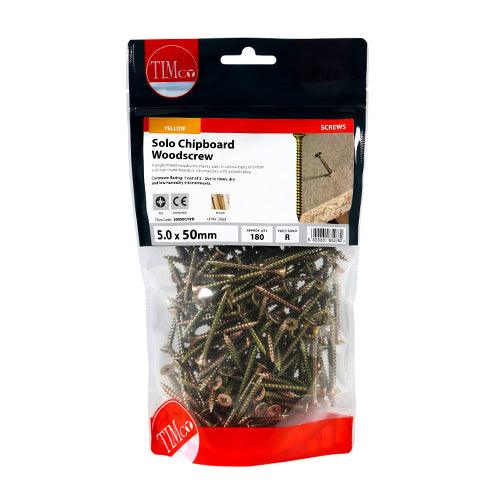 TIMCO Solo Countersunk Gold Woodscrews