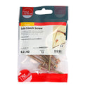 TIMCO Solo Advanced Hex Head Gold Coach Woodscrews