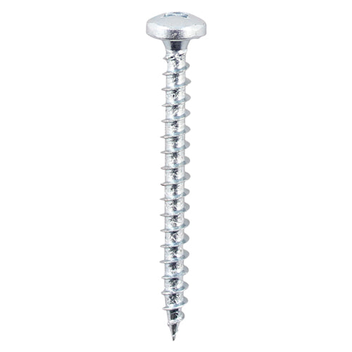 TIMCO Solo Pan Head Silver Woodscrews