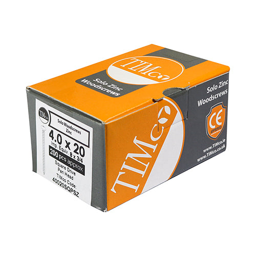 TIMCO Solo Pan Head Silver Woodscrews