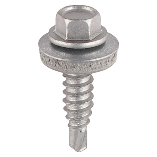 TIMCO Sheet Steel Stitching Screws Exterior Silver with EPDM Washer