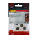 TIMCO Threaded Screw Caps Solid Brass Polished Brass