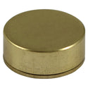 TIMCO Threaded Screw Caps Solid Brass Satin Brass