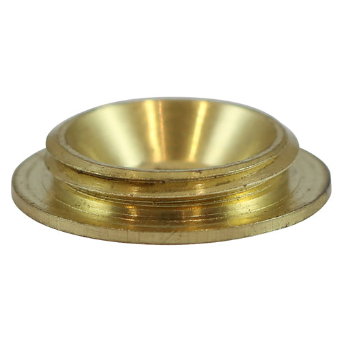 TIMCO Threaded Screw Caps Solid Brass Satin Brass