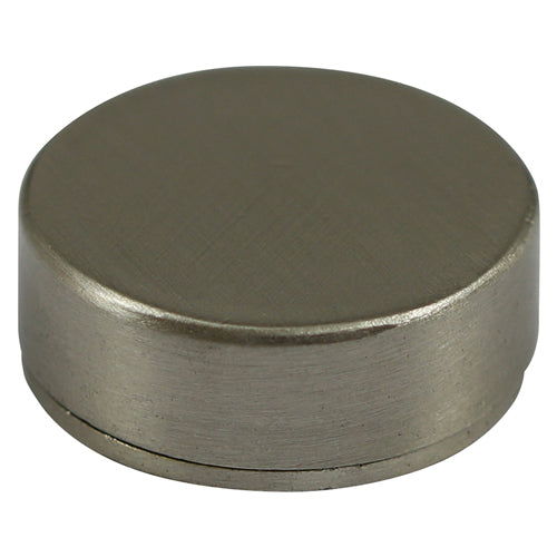 TIMCO Threaded Screw Caps Solid Brass Satin Nickel