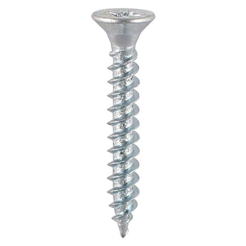 TIMCO Twin-Threaded Countersunk Silver Woodscrews