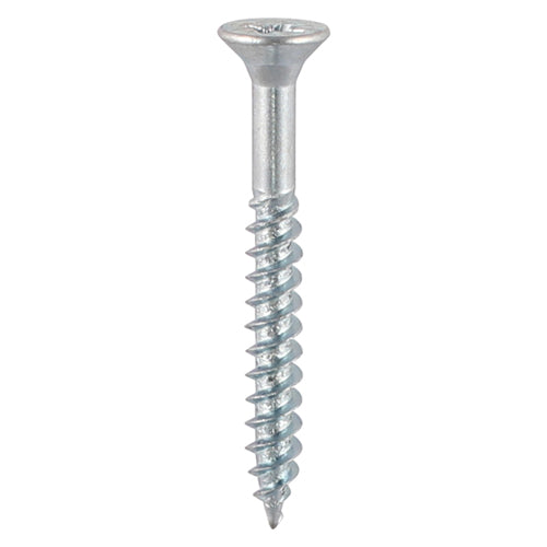 TIMCO Twin-Threaded Countersunk Silver Woodscrews