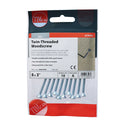 TIMCO Twin-Threaded Countersunk Silver Woodscrews