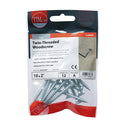 TIMCO Twin-Threaded Countersunk Silver Woodscrews