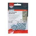 TIMCO Twin-Threaded Countersunk Silver Woodscrews