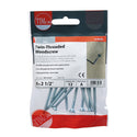 TIMCO Twin-Threaded Countersunk Silver Woodscrews