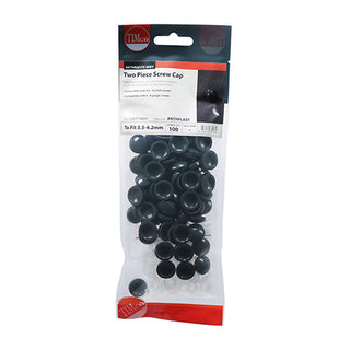 TIMCO Two Piece Screw Caps Anthracite Grey