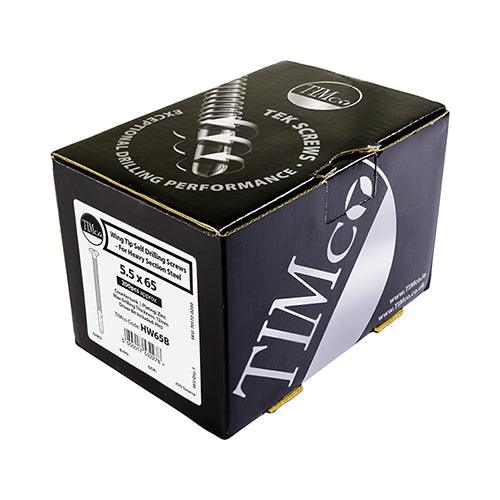 TIMCO Self-Drilling Wing-Tip Steel to Timber Heavy Section Silver Screws