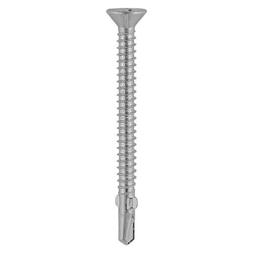 TIMCO Self-Drilling Wing-Tip Steel to Timber Light Section Exterior Silver Screws