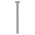 TIMCO Self-Drilling Wing-Tip Steel to Timber Light Section Exterior Silver Screws