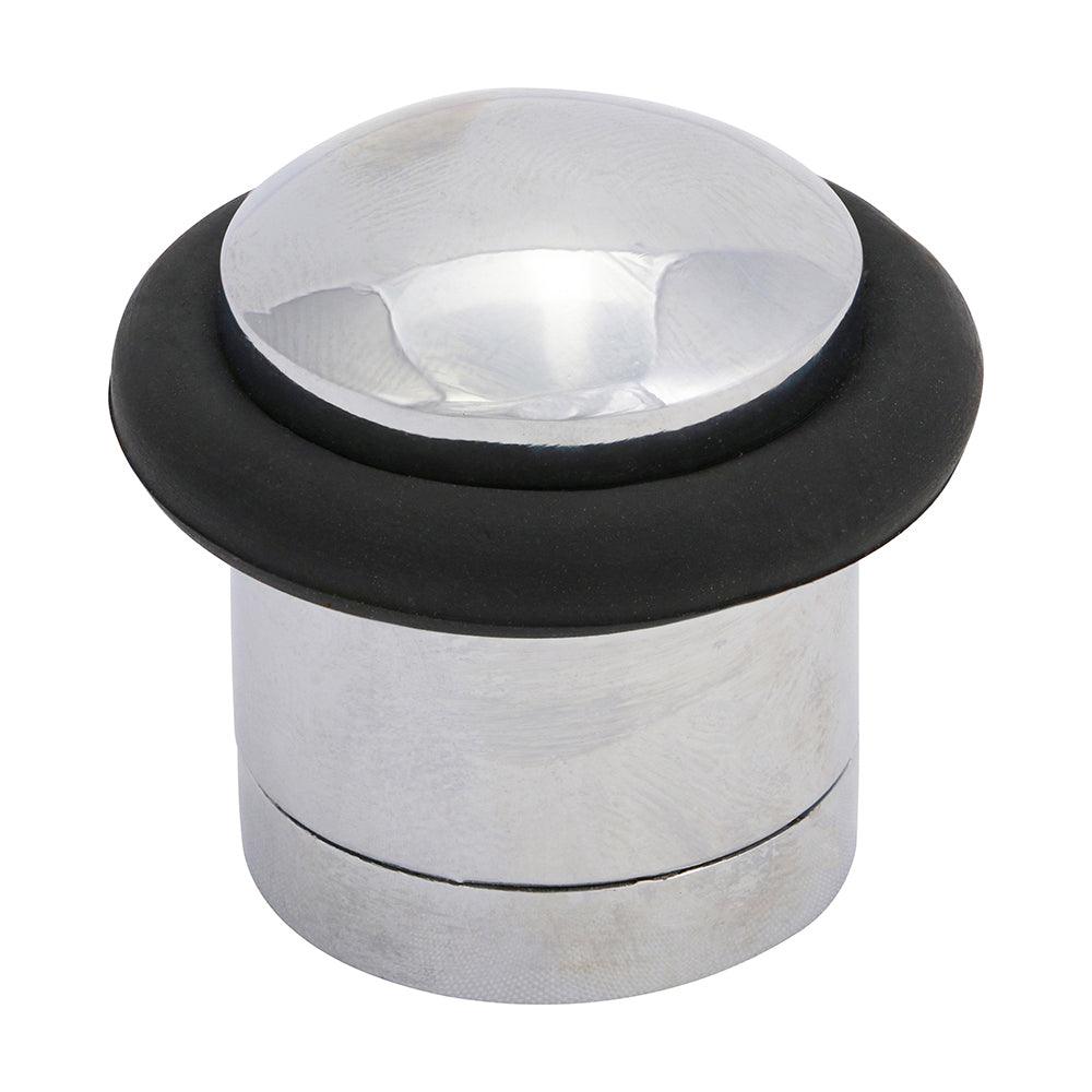 Cylinder Door Stop Pol. Chrome - 0