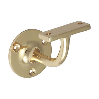 Handrail Bracket Pol. Brass