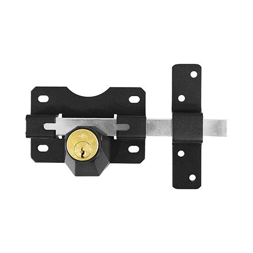 Long Throw Gate Lock - Single - 0