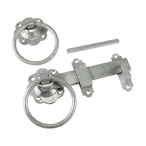 Ring Gate Latch - Plain HDG - 0