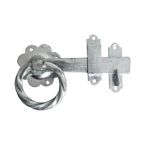 Twisted Ring Gate Latch HDG - 0