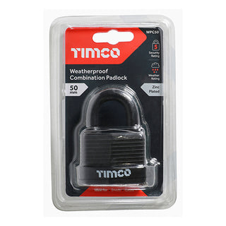 Weatherproof Combi Padlock